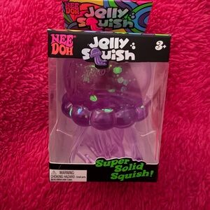 Nee Doh jellysquish Purple